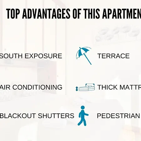 Nestor&jeeves - Gibraltar Terrasse - - By Sea - Pedestrian Zone Apartment